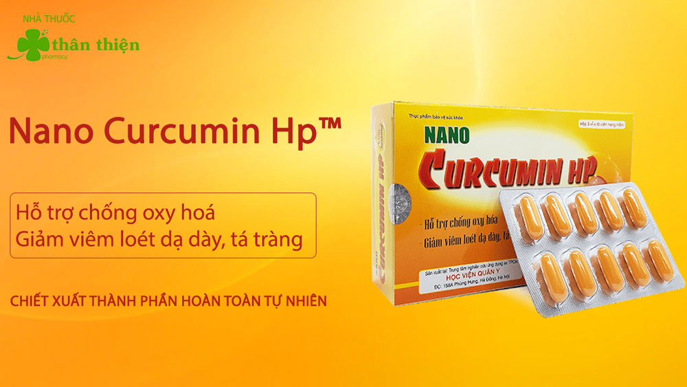 Nano Curcumin Hp có bán trực tiếp tại các nhà thuốc trên toàn quốc