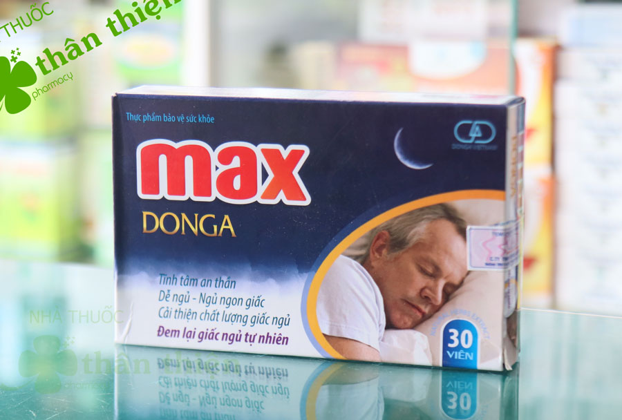 Max DongA, hỗ trợ tĩnh tâm, an thần, dễ ngủ