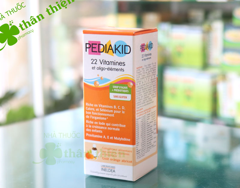 Pediakid 22 Vitamines, giúp bổ sung các vitamin và khoáng chất