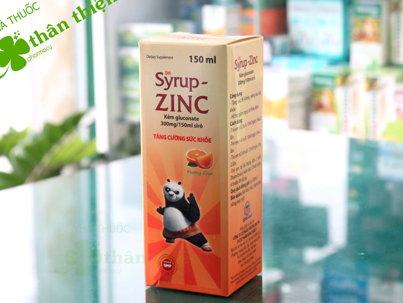 Syrup ZinC, tăng cường sức đề kháng giúp cơ thể khỏe mạnh