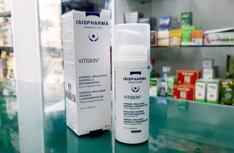Isis Pharma Vitiskin, giúp hỗ trợ điều trị bạch biến, dưỡng ẩm cho da