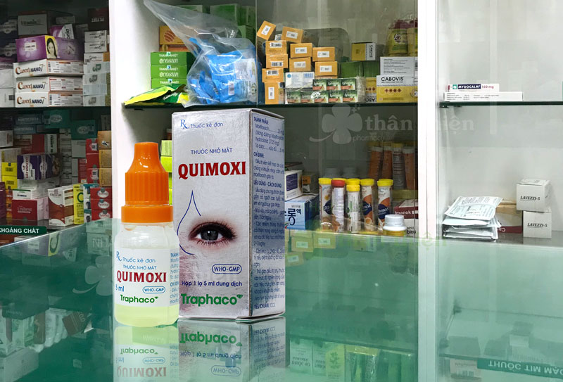 Thuốc nhỏ mắt Quimoxi, giúp điều trị viêm kết mạc