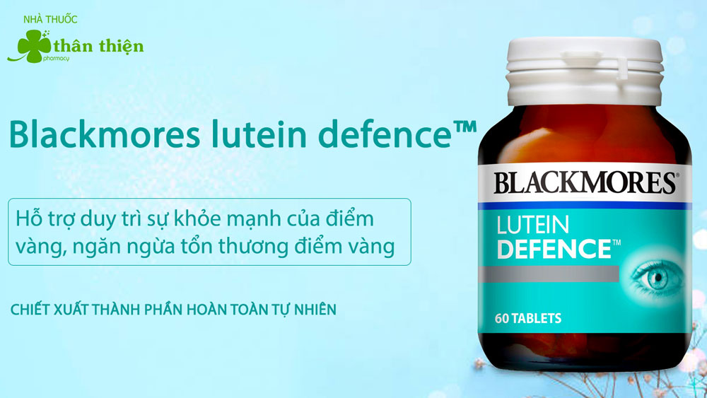 Blackmores Lutein Defence có bán chính hãng tại các nhà thuốc