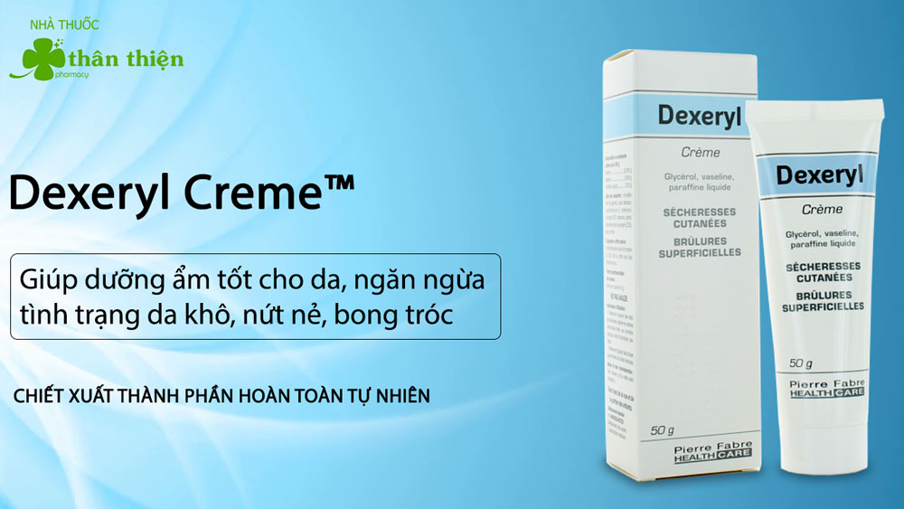 Sản phẩm Dexeryl Creme có bán tại các nhà thuốc