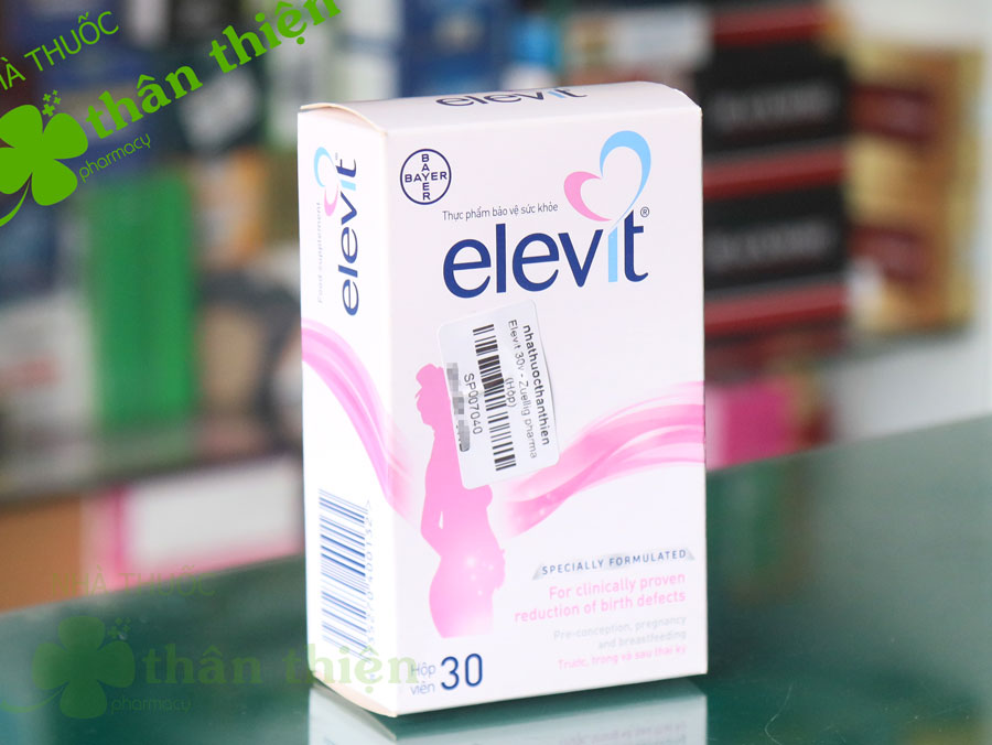 Hình ảnh sản phẩm Elevit bầu đang có bán chính hãng tại Nhà Thuốc Thân Thiện