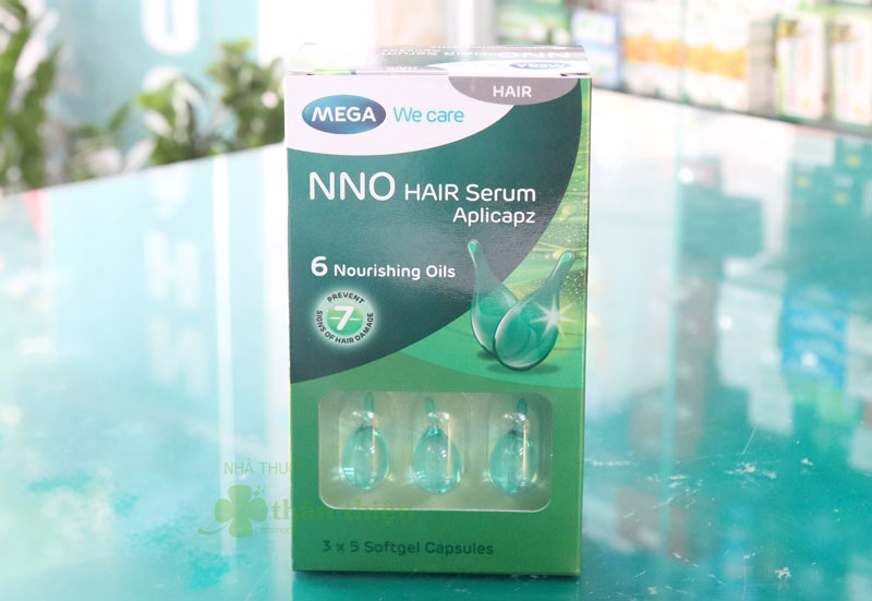 NNO Hair Serum, hỗ trợ ngăn ngừa các dấu hiệu tóc hư tổn như xơ rối