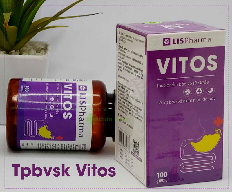 Vitos & Vitos Plus hỗ trợ giảm tình trạng đau, ợ hơi, ợ chua do viêm loét
