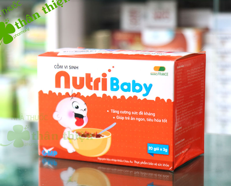 Hình ảnh sản phẩm Cốm vi sinh NutriBaby đang có bán tại Nhà Thuốc Thân Thiện