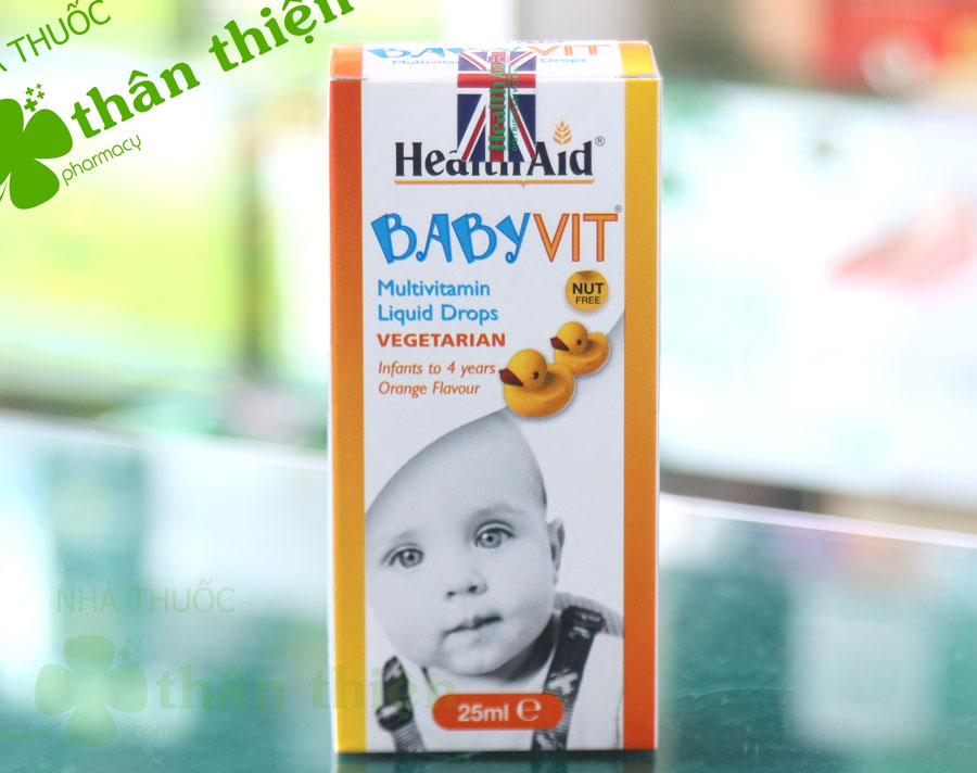 HealthAid Baby Vit Liquid Drops, hỗ trợ cung cấp vitamin và khoáng chất