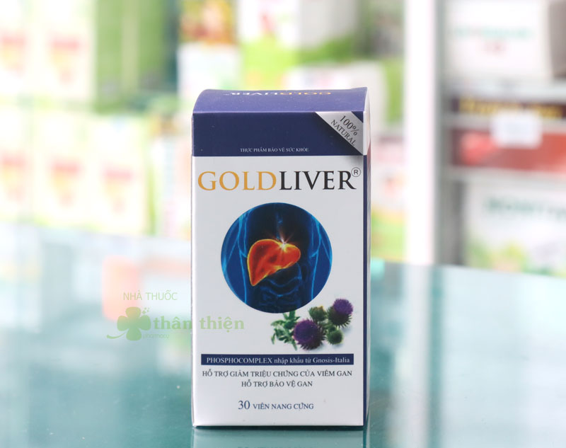 Goldliver, hỗ trợ cải thiện chứng viêm gan virus, men gan cao