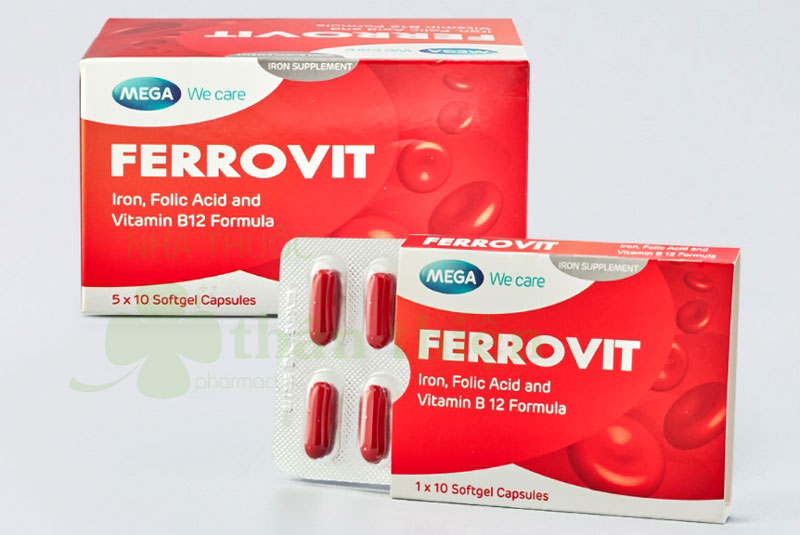 Hình ảnh sản phẩm Ferrovit đang có bán chính hãng tại Nhà Thuốc