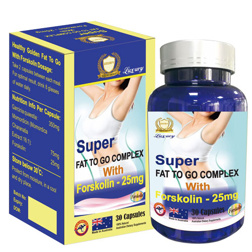 Super Fat To Go Complex With Forskolin, hỗ trợ giảm béo!