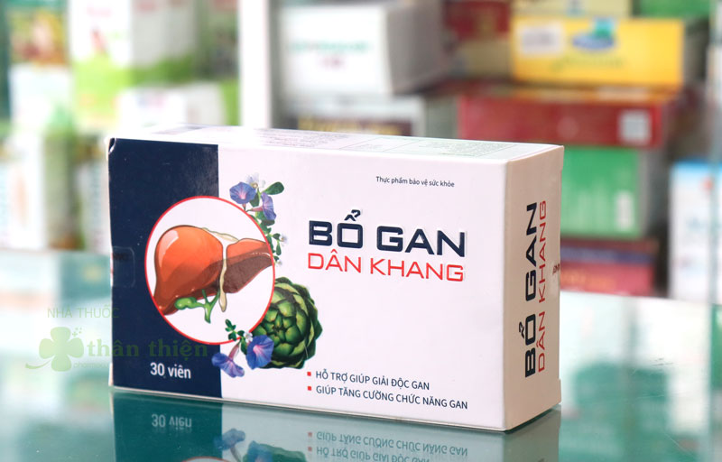 Bổ Gan Dân Khang [mẫu mới] hỗ trợ tăng cường chức năng gan, giải độc gan
