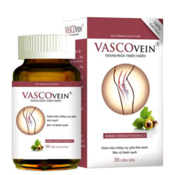 Vascovein, hỗ trợ làm giảm các triệu chứng tê, đau, phù do suy giãn tĩnh mạch