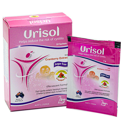 Urisol, giúp hạn chế nguy cơ bị viêm đường tiết niệu!