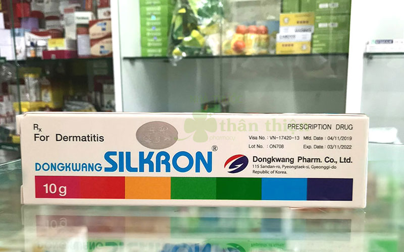 Thuốc 7 màu Silkron Hàn Quốc, giúp trị nấm, viêm da, lang ben