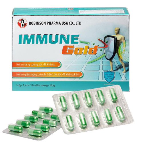 Immune Gold, hỗ trợ tăng cường khả năng miễn dịch tự nhiên!