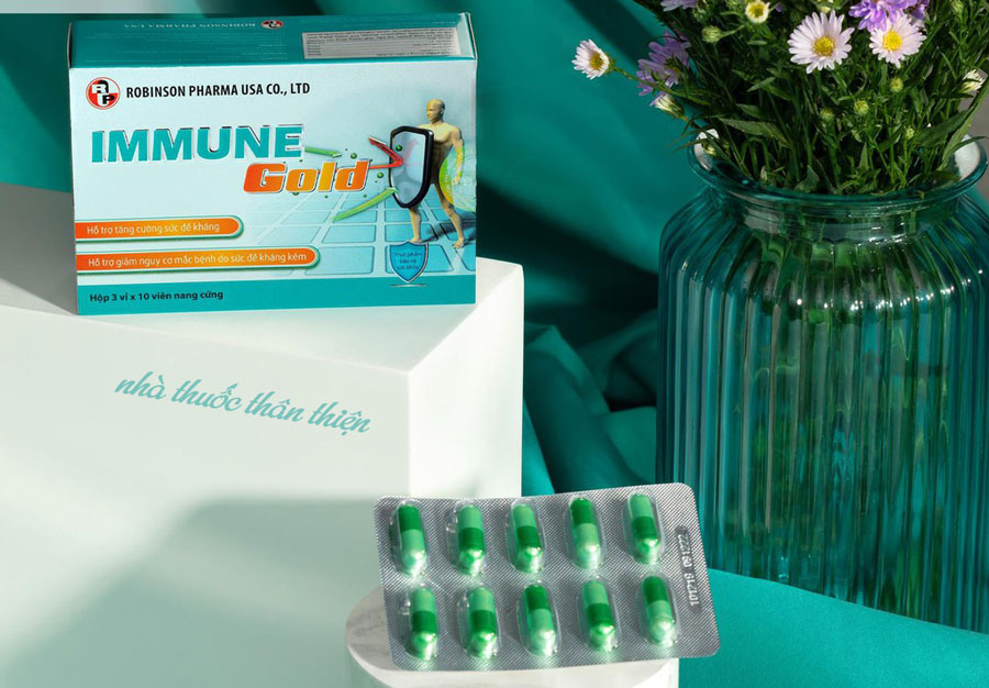 Immune Gold, hỗ trợ tăng cường khả năng miễn dịch tự nhiên