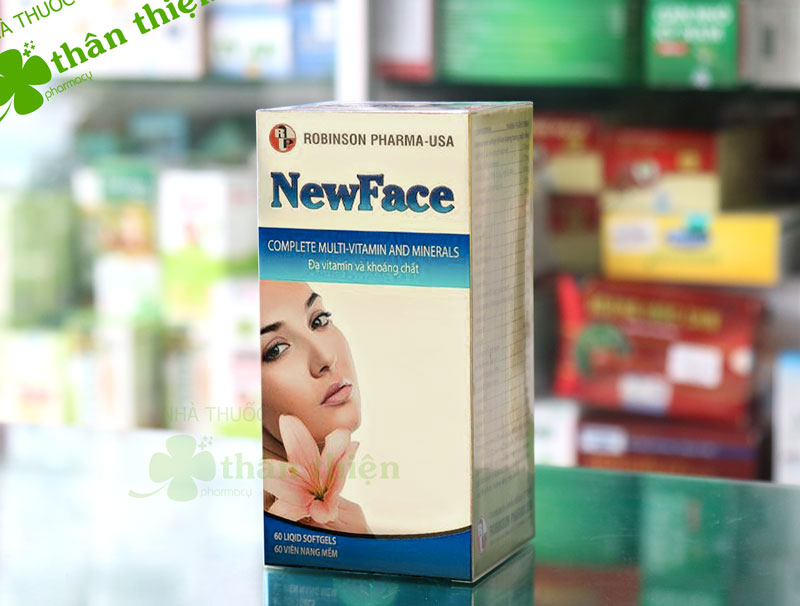 Viên uống NewFace, hỗ trợ bổ sung DHA, vitamin và các khoáng chất