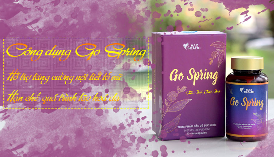 Go Spring (Max Health) viên uống hỗ trợ tăng cường nội tiết tốt nữ