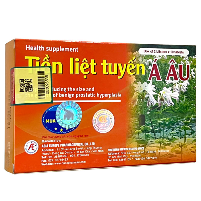 Điều trị tiền liệt tuyến á âu nhanh chóng và hiệu quả