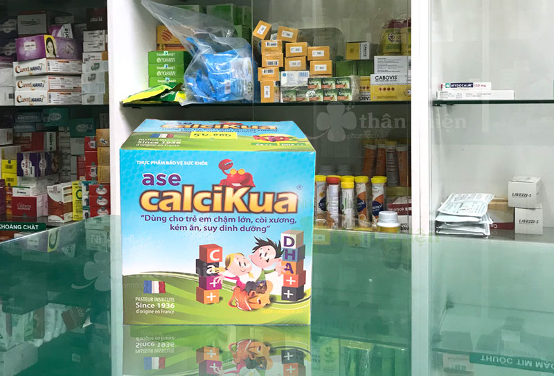 Ase Calcikua, hỗ trợ cải thiện tình trạng thiếu canxi, còi xương ở trẻ