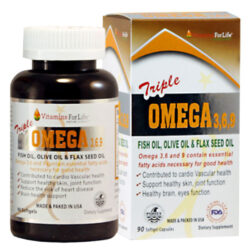 Triple Omega 3-6-9 Vitamins For Life