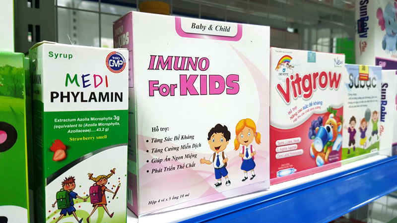 Imuno For Kids, hỗ trợ bổ sung các chất tốt cho hệ tiêu hóa, hấp thu