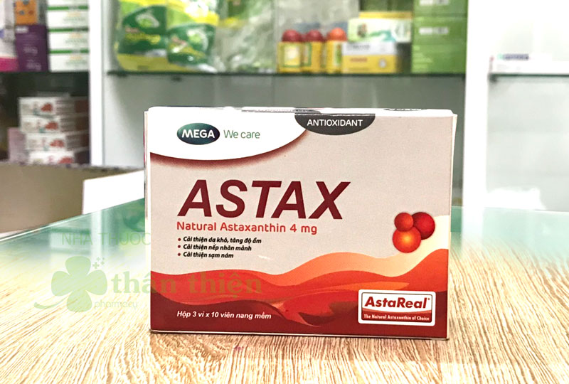 Astax, hỗ trợ cải thiện tình trạng khô da, tăng cường độ ẩm da