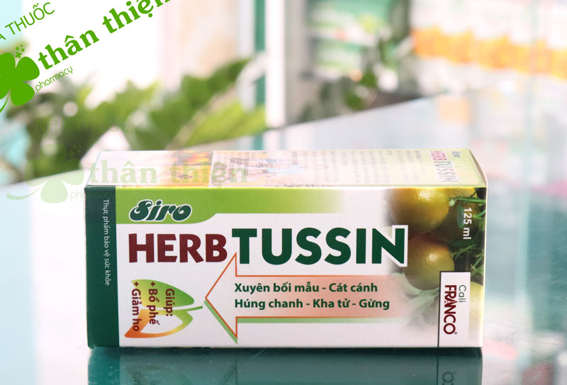 Herb Tussin, hỗ trợ điều trị các chứng ho lâu ngày không khỏi