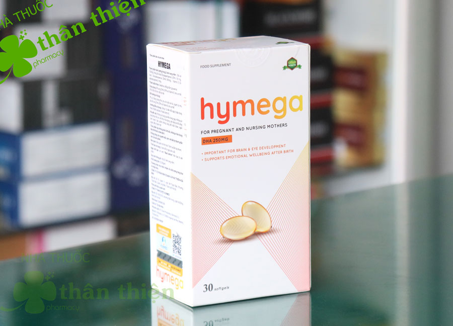 Hình chụp thật Viên uống Hymega đang bán chính hãng tại Nhà Thuốc Thân Thiện
