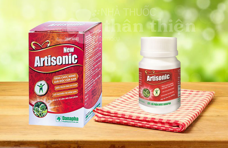 Artisonic, tăng cường chức năng giả độc gan, hỗ trợ điều trị viêm gan