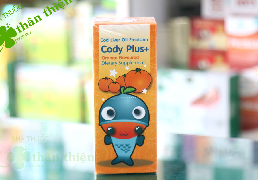 Hình ảnh Cody Plus+ Orange flavoured đang có bán tại Nhà Thuốc Thân Thiện