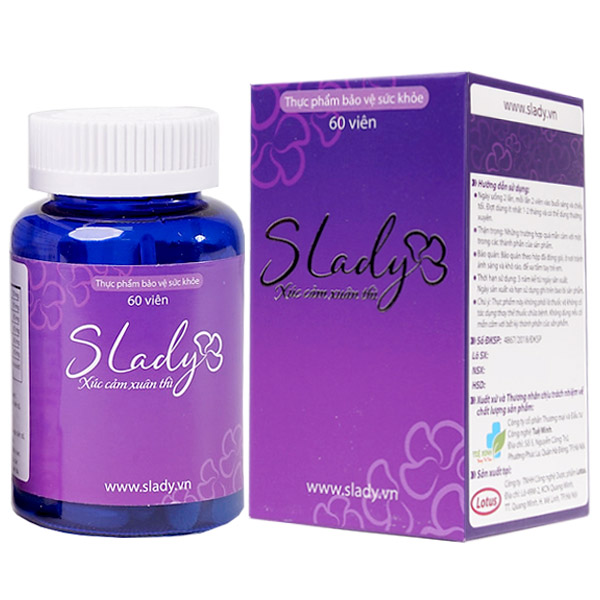 Viên uống Slady, hỗ trợ bồi bổ khí huyết và tăng cường sinh lý nữ