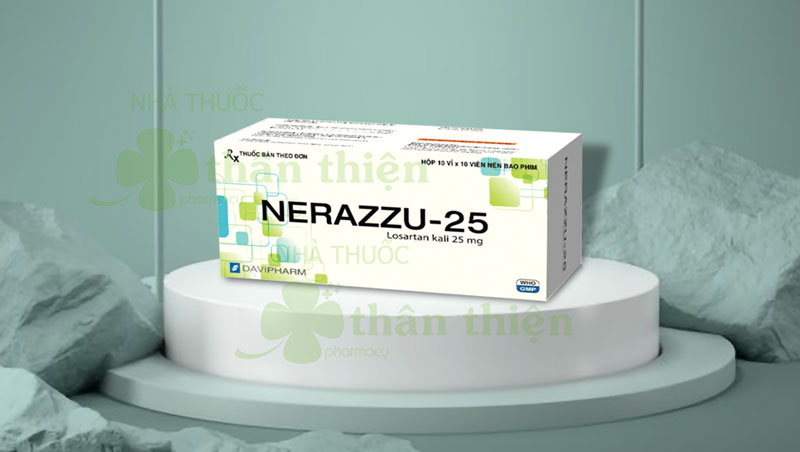 Nerazzu 25, chỉ định điều trị tăng huyết áp từ nhẹ đến trung bình
