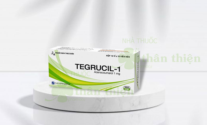 Tegrucil-1, dự phòng huyết khối tĩnh mạch sâu, nhồi máu phổi