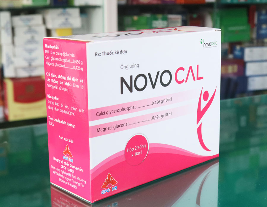 Hình ảnh sản phẩm Novocal đang có bán tại các nhà thuốc