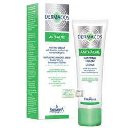 Dermacos Anti-Acne Matting Cream with Bioactive Mud Extract non-comedogenic