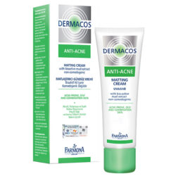 Dermacos Anti-Acne Matting Cream with Bioactive Mud Extract non-comedogenic