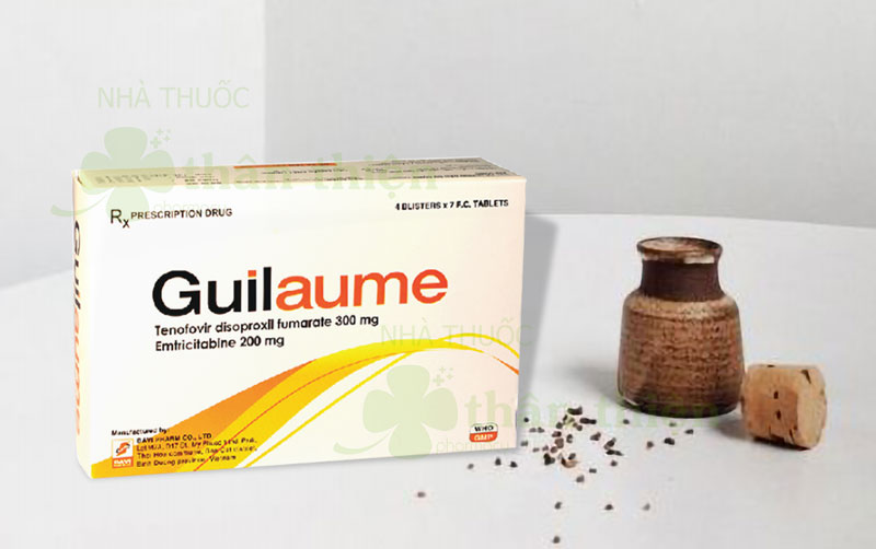 Thuốc Guilaume, chỉ định dự phòng trước phơi nhiễm HIV