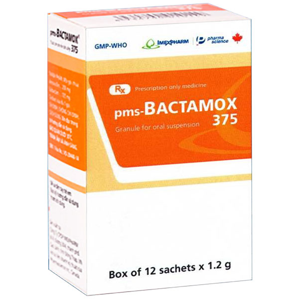 pms-Bactamox 375, điều trị nhiễm khuẩn đường tiết niêu, tai mũi họng