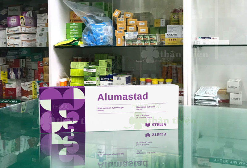 Alumastad 400mg, điều trị các triệu chứng rối loạn do tăng acid dạ dày - tá tràng