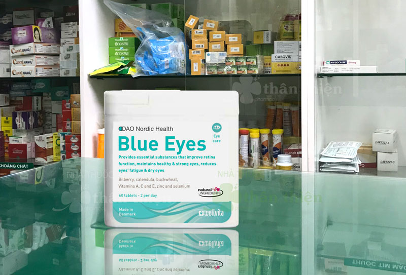 Blue Eyes DAO Nordic Health, giúp mắt sáng khỏe, giảm khô mắt!