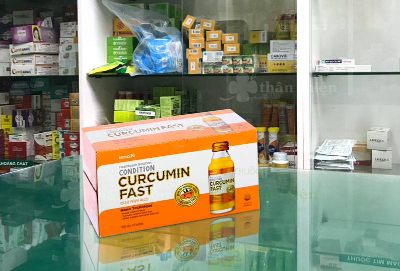 Condition Curcumin Fast, hỗ trợ bảo vệ niêm mạc dạ dày, tá tráng