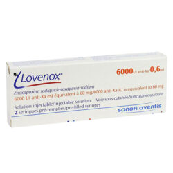 Lovenox 6000IU anti-Xa/0,6ml
