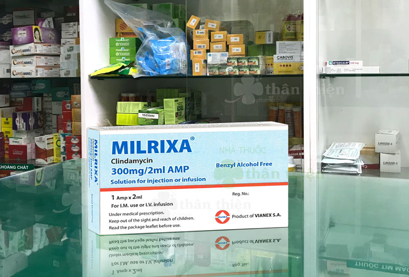 Milrixa 300mg/2ml, điều trị những bệnh nhiễm vi khuẩn nhạy cảm