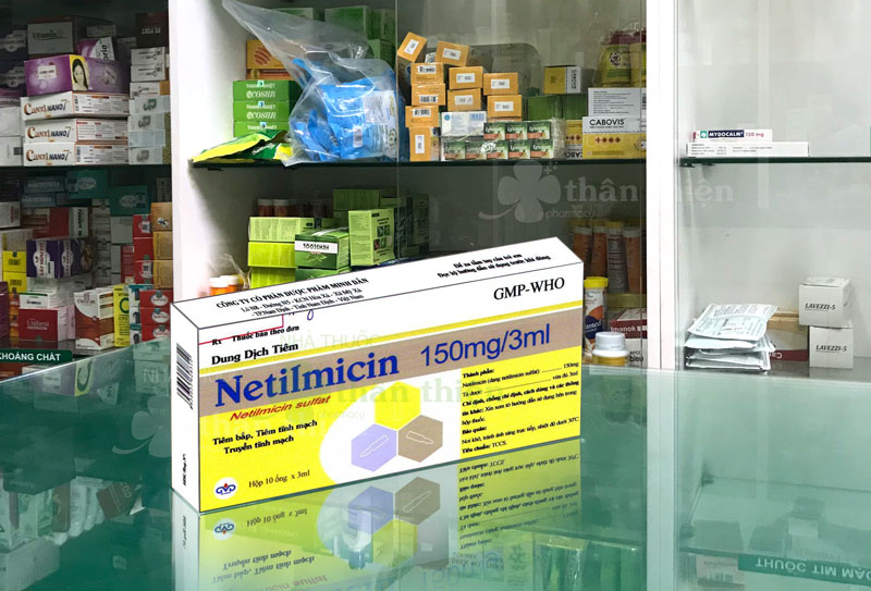 Netilmicin 150mg/3ml, điều trị một số bệnh nhiễm khuẩn nặng