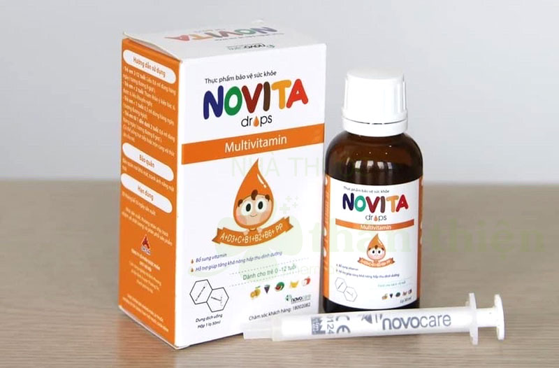Hình ảnh sản phẩm Novita drops hiện đang có bán chính hãng tại nhà thuốc