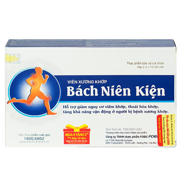 Viên xương khớp Bách Niên Kiện, Bán ở đâu, Giá bao nhiêu, Tốt không?