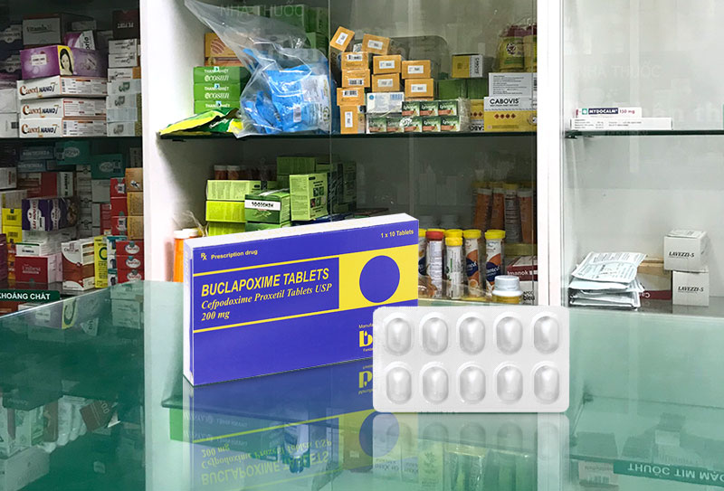 Buclapoxime 200mg, điều trị nhiễm khuẩn gây ra bởi vi khuẩn nhạy cảm